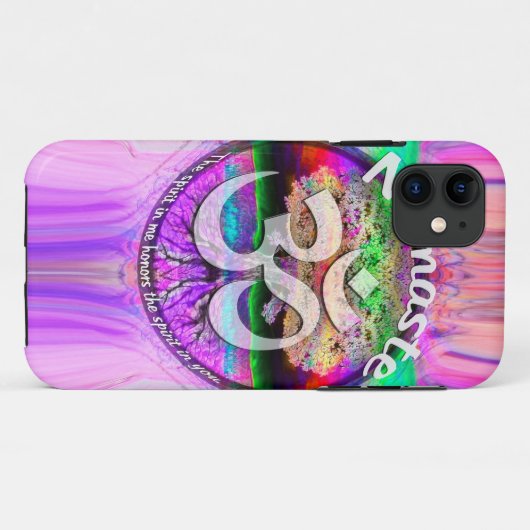 Namaste Case-Mate iPhone Case (Achterkant (horizontaal))