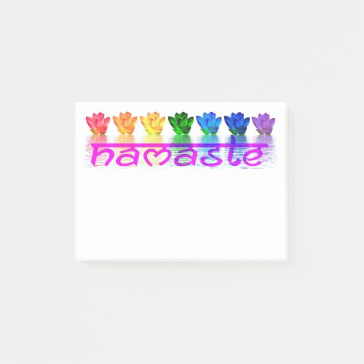 Namaste Chakra Post It Note Pad (Voorkant)