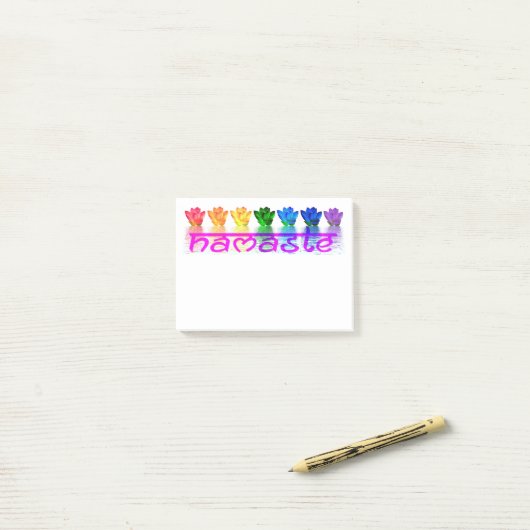 Namaste Chakra Post It Note Pad (Op bureau)