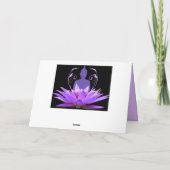 Namaste Citaat bedankt Yoga Lotus Buddha Kaart (Achterkant)