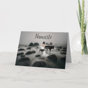 Namaste Citaat Dank Je Fantasy Muziek Piano Kaart