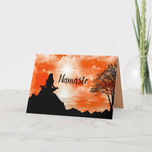 Namaste Citaat Dank Je Yoga Meditatie Zen Kaart