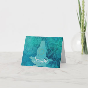 Namaste Citaat Dank Je Zen Yoga Meditatie Kaart