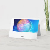 Namaste Citaat Dank u Cosmic Universe Planet Kaart (Achterkant)