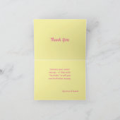 Namaste Citaat Dank u Gold Lijst roze lint Kaart (Binnen)