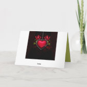 Namaste citaat Dank u Gotische romantische hart Kaart (Achterkant)