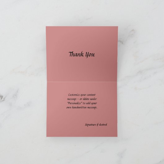 Namaste Citaat Dank u Romantisch Roos Petals Kaart (Binnen)