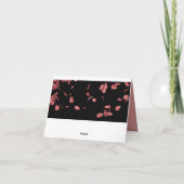 Namaste Citaat Dank u Romantisch Roos Petals Kaart (Achterkant)