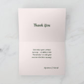 Namaste Citaat Dank u Roze Lilies op Groene Pad Kaart (Binnen)