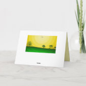 Namaste Citaat Dank u Zonnelandschapsarchitectuur  Kaart (Achterkant)