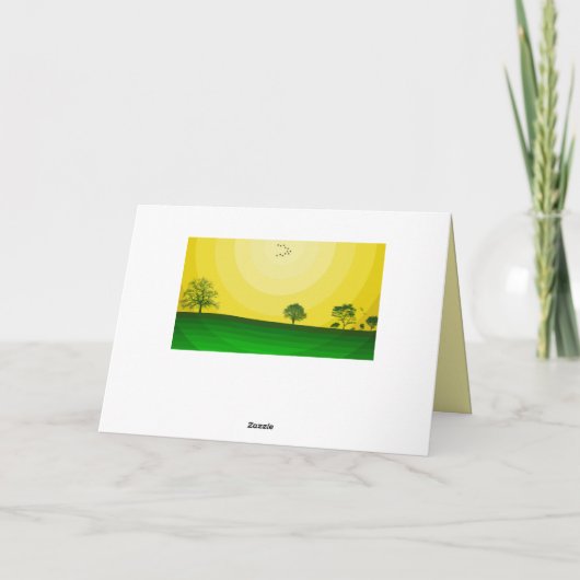 Namaste Citaat Dank u Zonnelandschapsarchitectuur  Kaart (Achterkant)