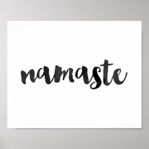 "namaste" Citaat-Poster Poster