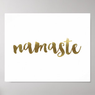 "namaste" Citaat-Poster Poster