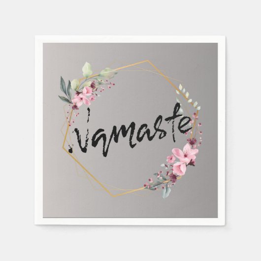 Namaste cocktailservet servet (Voorkant)