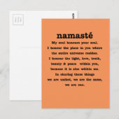 Namaste Collectie Briefkaart (Voorkant / Achterkant)