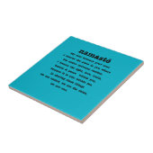 Namaste Collectie Tegeltje (Zijkant)