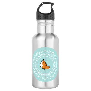 Namaste Corgi Emblem Water Fles