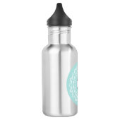Namaste Corgi Emblem Water Fles (Links)