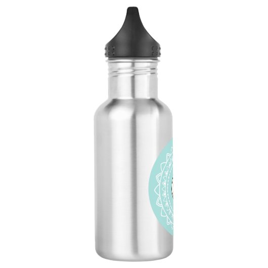 Namaste Corgi Emblem Water Fles (Links)