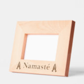 Namasté custom geëtst afbeeldingen lijst gemaakt v gegraveerde lijstjes (Links)