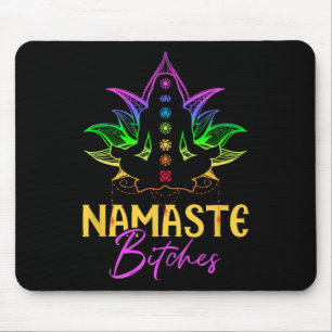 Namaste dames spirituele sarcasme zen yogaliefhebb muismat