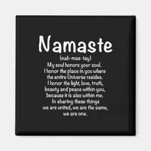 Namaste Definitie Yoga Meditatie Boeddhistische Ca Magneet