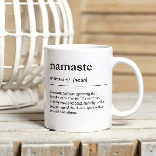 Namaste Definitie Yoga Mindfulness Koffiemok