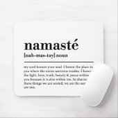 Namaste Definitie Yoga Moderne Minimale Meditatie Muismat (Met muis)