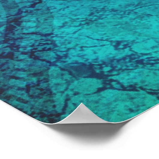 Namaste Distress Mandala Poster (Hoek)