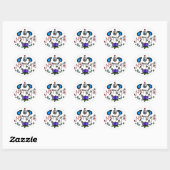 Namaste Doodles Ronde Sticker (Vel)