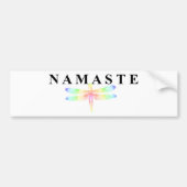 Namaste Dragonfly Bumpersticker (Voorkant)