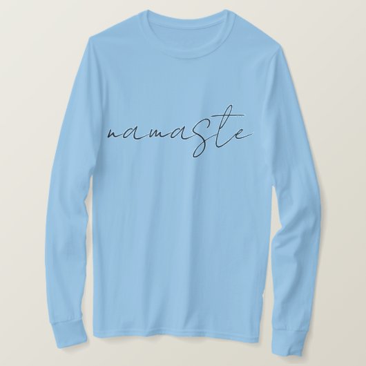 namaste elegante typografie t-shirt (Design voorkant)