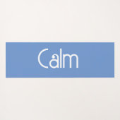 Namaste en Calm Lotus Moon Yoga Mat (Achterkant (horizontaal))