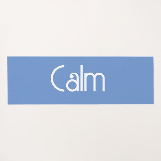 Namaste en Calm Lotus Moon Yoga Mat (Achterkant (horizontaal))