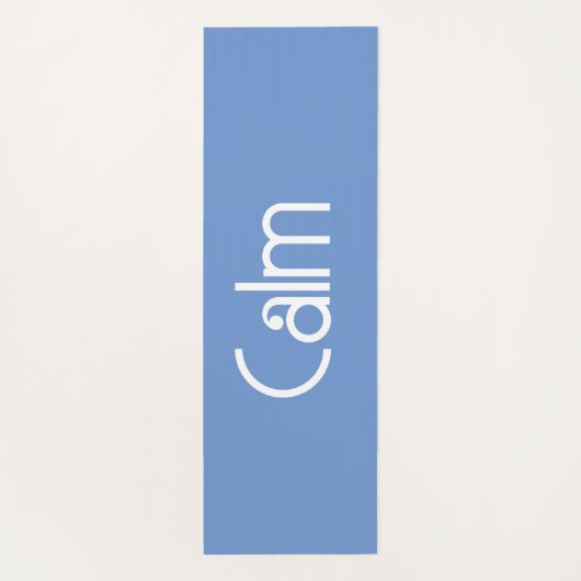 Namaste en Calm Lotus Moon Yoga Mat (Achterkant)