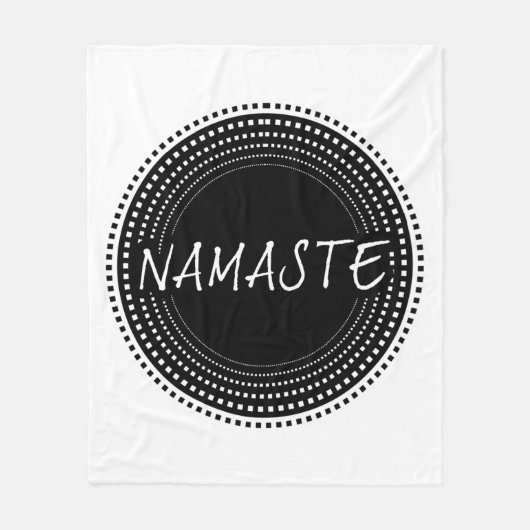 Namaste Fleece Deken (Voorkant)