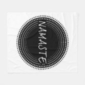 Namaste Fleece Deken (Voorkant (Horizontaal))