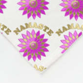 Namaste Fleece Deken (Hoek)