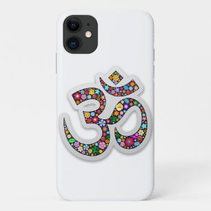 Namaste Floral Yoga Symbol Case-Mate iPhone Case