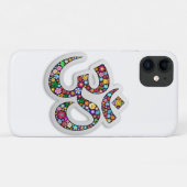 Namaste Floral Yoga Symbol Case-Mate iPhone Case (Achterkant (horizontaal))