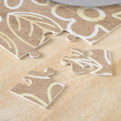 Namaste Floral Yoga Symbol Legpuzzel (Zijkant)