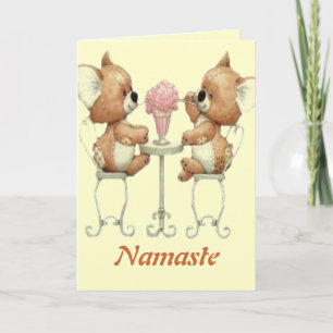 Namaste Friend Card Kaart