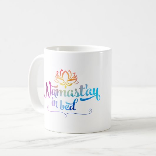 Namaste Funny Quote Mok (Voorkant links)