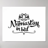 Namaste Funny Quote Poster (Voorkant)