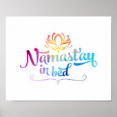 Namaste Funny Quote Poster (Voorkant)