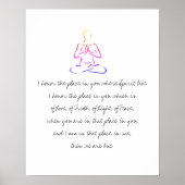 Namaste gedefinieerd poster (Voorkant)