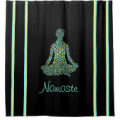 Namaste Gepersonaliseerd Douchegordijn (Voorkant)