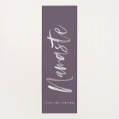 Namaste gepersonaliseerde yoga mat (Achterkant)