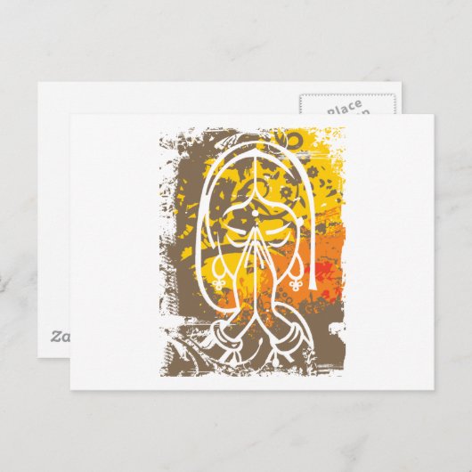 Namaste Gift Briefkaart (Voorkant / Achterkant)