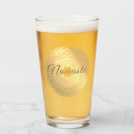 Namaste Glas (Voorkant gevuld)